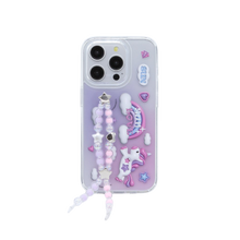 Load image into Gallery viewer, SECOND UNIQUE NAME Unicon Beads Phone Clear Case Pink