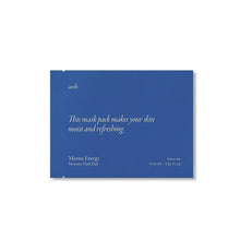 Load image into Gallery viewer, AROH Marine Energy Moisture Sheet Mask 1Box
