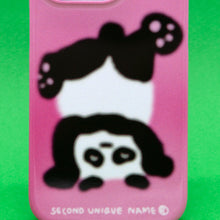 Load image into Gallery viewer, SECOND UNIQUE NAME Pink Panda Graphic Phone Case