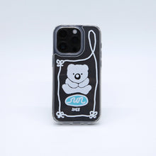 Load image into Gallery viewer, SECOND UNIQUE NAME Graphic Clear Phone Case White Bear