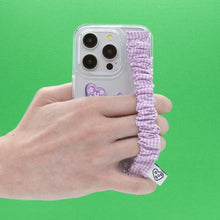 Load image into Gallery viewer, SECOND UNIQUE NAME Check Gobull Band Clear Phone Case Purple