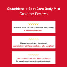 Load image into Gallery viewer, ANGEL'S LIQUID Glutathione + Spot Care Body Mist