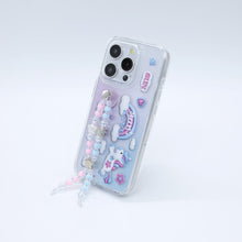 Load image into Gallery viewer, SECOND UNIQUE NAME Unicon Beads Phone Clear Case Blue