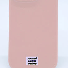 Load image into Gallery viewer, SECOND UNIQUE NAME Graphic Color Phone Case Peach Pink