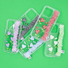 Load image into Gallery viewer, SECOND UNIQUE NAME Check Gobull Band Clear Phone Case Purple