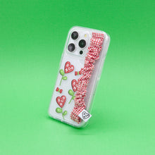 Load image into Gallery viewer, SECOND UNIQUE NAME Check Gobull Band Clear Phone Case Red