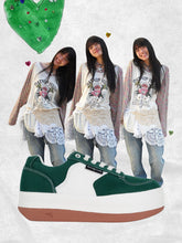 Load image into Gallery viewer, POSE GANCH Mummum C.V Green Sneakers Version 2