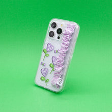 Load image into Gallery viewer, SECOND UNIQUE NAME Check Gobull Band Clear Phone Case Purple