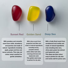 Load image into Gallery viewer, CREME CREME Sea Glass Soap 3Types Set B