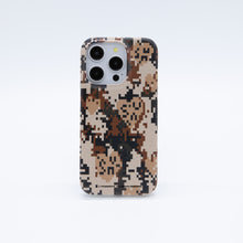 Load image into Gallery viewer, SECOND UNIQUE NAME Graphic Camo Phone Case Brown