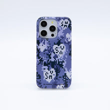 Load image into Gallery viewer, SECOND UNIQUE NAME Graphic Camo Phone Case Blue