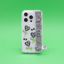 Load image into Gallery viewer, SECOND UNIQUE NAME Check Gobull Band Clear Phone Case Black