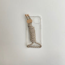 Load image into Gallery viewer, ARNO iPhone Case with Rope Strap Oatmeal Cream