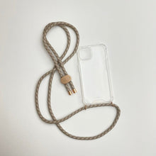Load image into Gallery viewer, ARNO iPhone Case with Rope Strap Oatmeal Cream