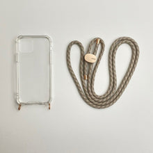 Load image into Gallery viewer, ARNO iPhone Case with Rope Strap Oatmeal Cream