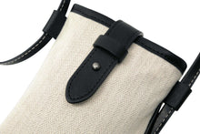 Load image into Gallery viewer, DEPOUND Town Bag Crossbody Mini Herringbone Ivory