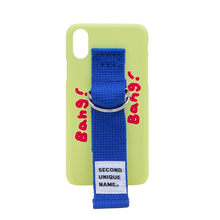 Load image into Gallery viewer, SECOND UNIQUE NAME Sun Case Lime Blue(word)