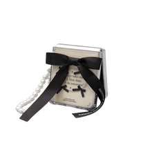 Load image into Gallery viewer, SECOND UNIQUE NAME Clear Ballet Ribbon Black (Z FLIP)