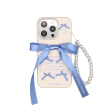 Load image into Gallery viewer, SECOND UNIQUE NAME Ballet Ribbon Case Blue