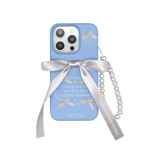 Load image into Gallery viewer, SECOND UNIQUE NAME Ballet Ribbon Case Silver