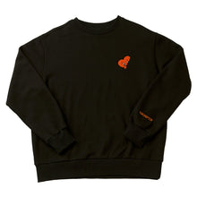 Load image into Gallery viewer, GRIMPER Shyly Heart Sweater Black