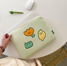 Load image into Gallery viewer, SECOND MORNING iPad Laptop Pouch Greenery
