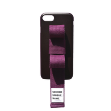 Load image into Gallery viewer, SECOND UNIQUE NAME Sun Case Ribbon Black Deep Purple