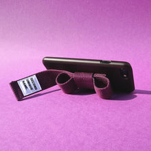 Load image into Gallery viewer, SECOND UNIQUE NAME Sun Case Ribbon Black Deep Purple