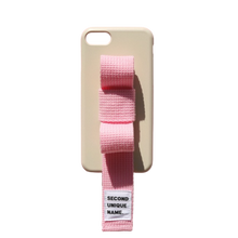 Load image into Gallery viewer, SECOND UNIQUE NAME Sun Case Ribbon Ivory light pink