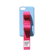 Load image into Gallery viewer, SECOND UNIQUE NAME Sun Case Ribbon Light Blue Deep Pink