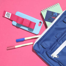 Load image into Gallery viewer, SECOND UNIQUE NAME Sun Case Ribbon Light Blue Deep Pink