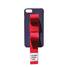 Load image into Gallery viewer, SECOND UNIQUE NAME Sun Case Ribbon Navy Red