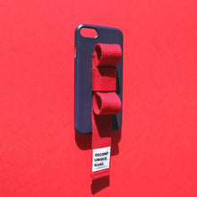 Load image into Gallery viewer, SECOND UNIQUE NAME Sun Case Ribbon Navy Red