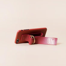 Load image into Gallery viewer, SECOND UNIQUE NAME Sun Case Leather Burgundy