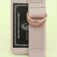 Load image into Gallery viewer, SECOND UNIQUE NAME Leather Card Natural Ivory