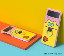 Load image into Gallery viewer, SLBS Eco Friends Maggie Simpsons Phone Case with ring for Galaxy Z Flip4