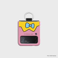 Load image into Gallery viewer, SLBS Eco Friends Maggie Simpsons Phone Case with ring for Galaxy Z Flip4