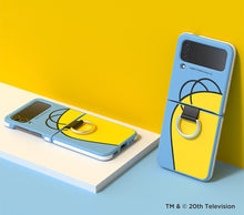 Load image into Gallery viewer, SLBS Eco Friends Homer Simpsons Phone Case with ring for Galaxy Z Flip 4