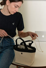 Load image into Gallery viewer, DEPOUND Market Bag Picnic Ivory