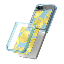 Load image into Gallery viewer, SLBS Smiley Blue Balloon Flipsuit Phone Case for Galaxy Z Flip5