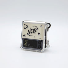 Load image into Gallery viewer, SECOND UNIQUE NAME Clear Patch Butterfly Black (Z FLIP)