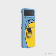 Load image into Gallery viewer, SLBS Eco Friends Homer Simpsons Phone Case with ring for Galaxy Z Flip 4