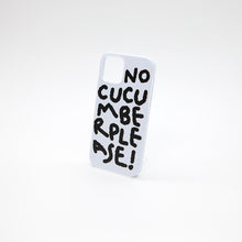 Load image into Gallery viewer, SECOND UNIQUE NAME Sun Case Graphic No Cucumber White