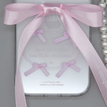 Load image into Gallery viewer, SECOND UNIQUE NAME Ballet Ribbon Clear Case Pink
