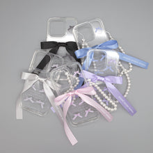 Load image into Gallery viewer, SECOND UNIQUE NAME Ballet Ribbon Clear Case Black