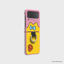 Load image into Gallery viewer, SLBS Eco Friends Maggie Simpsons Phone Case with ring for Galaxy Z Flip4