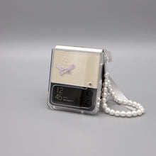 Load image into Gallery viewer, SECOND UNIQUE NAME Clear Ballet Ribbon Silver (Z FLIP)