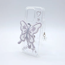 Load image into Gallery viewer, SECOND UNIQUE NAME Clear Patch Butterfly Silver