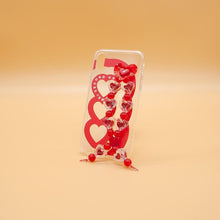 Load image into Gallery viewer, SECOND UNIQUE NAME Sun Case Heart Bubble Red