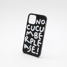 Load image into Gallery viewer, SECOND UNIQUE NAME Sun Case Graphic No Cucumber Black